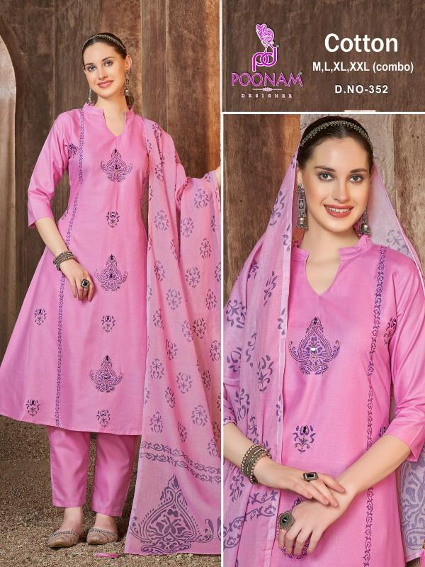 Poonam 351 to 354 catalog indian kurtis in usa