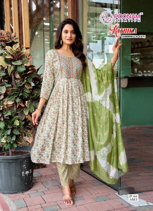 Poonam Rithika catalog indian anarkali kurtis