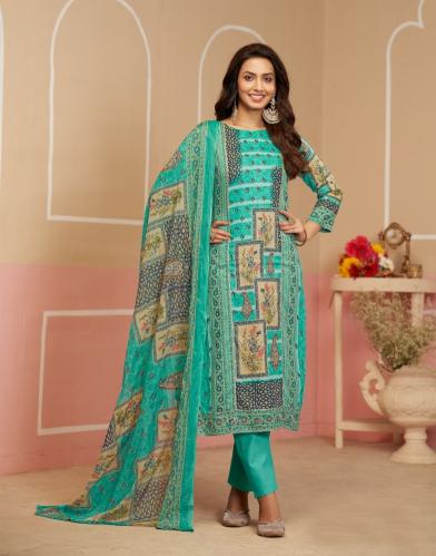 Radhika Azara Avnee Vol 2 catalog jaipur cotton dress materials wholesalers in mumbai