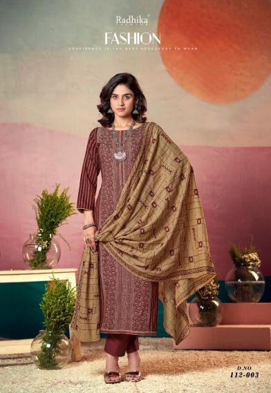 Radhika Azara Black Berry Vol 17 catalog cotton dress material wholesale market in mumbai