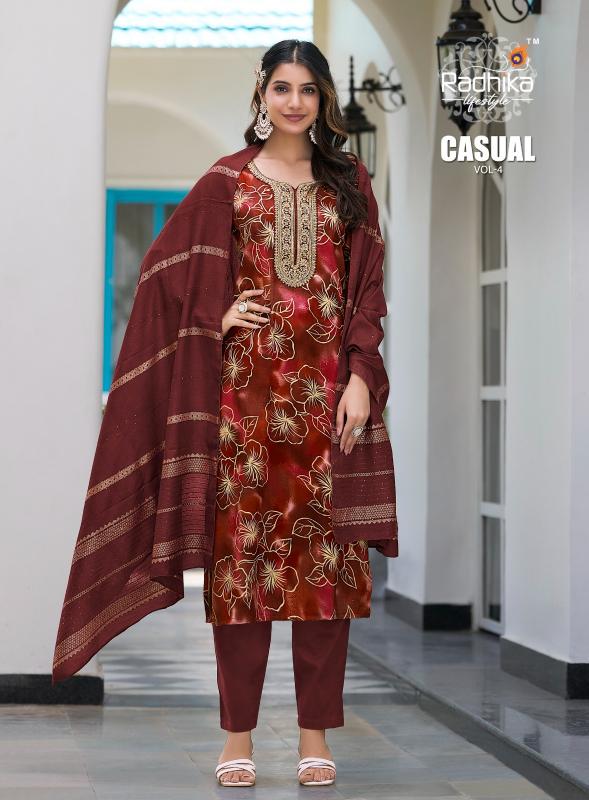 Radhika Lifestyle Casual Vol 4 Catalog indian kurti designs for ladies