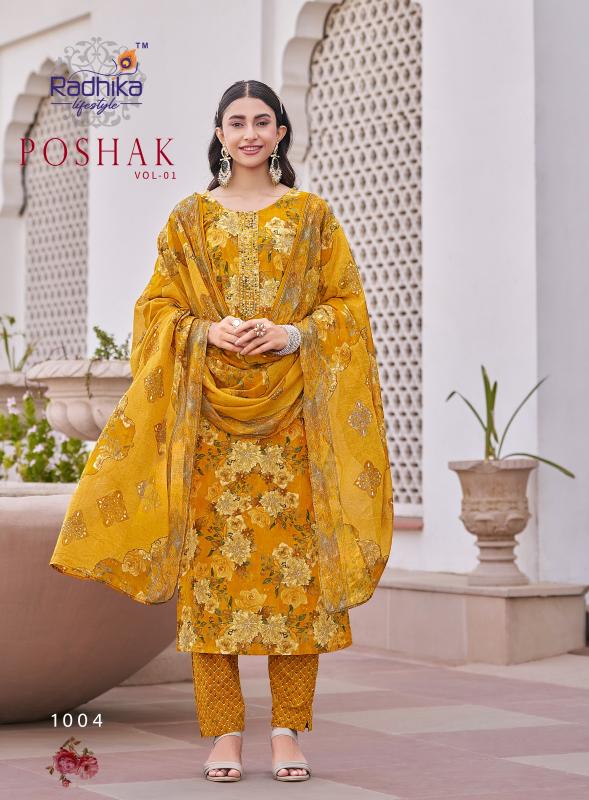 Radhika LifeStyle Poshak Vol 1 Catalog jaipuri kurtis wholesale