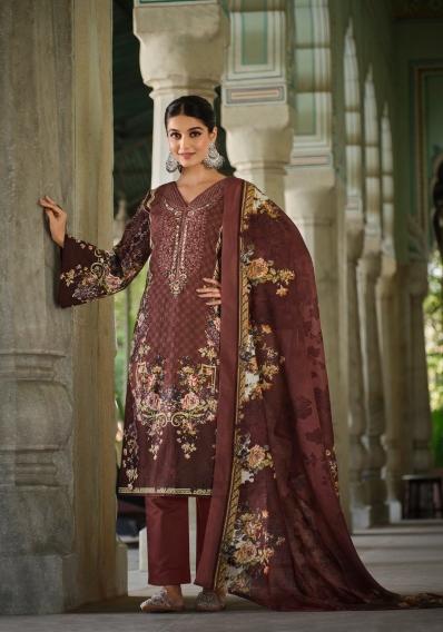 Romani Aarzu Vol 16 Catalog wholesale pure cotton dress materials