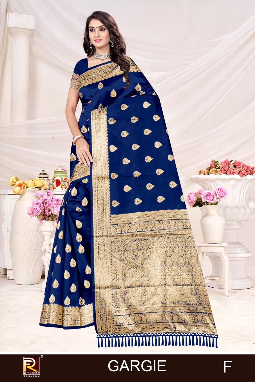 Ronisha Gargie catalog banaras fancy saree surat