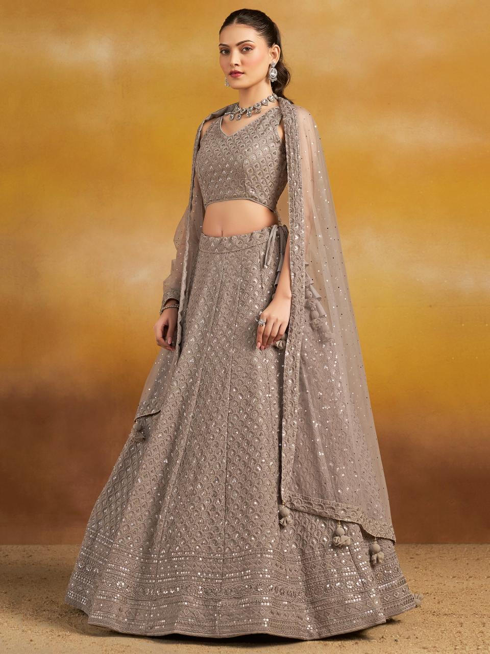 Sabella 5124 Grey catalog lehenga online shopping india