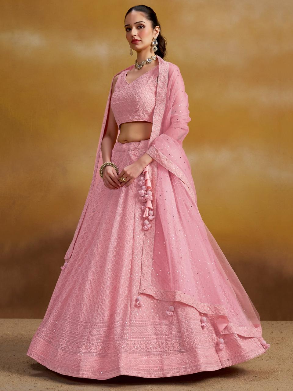 Sabella 5124 Light Pink catalog best lehenga brands in india