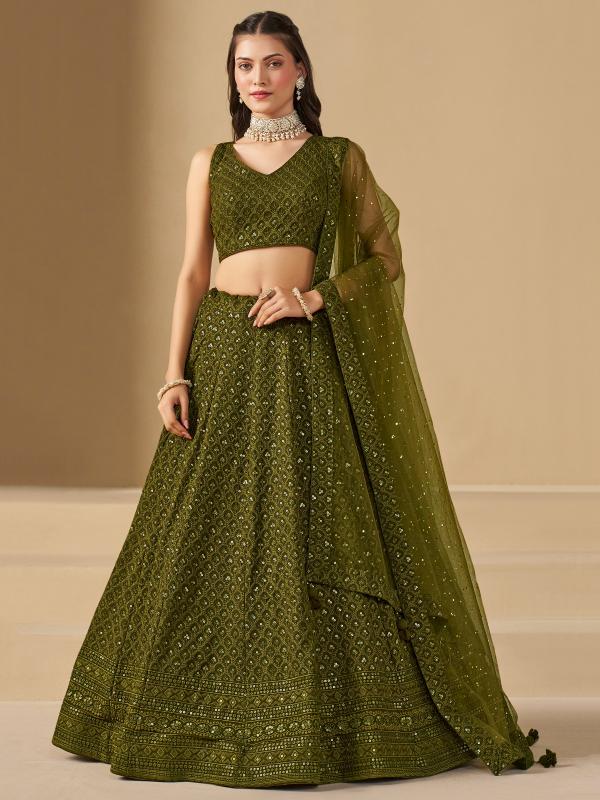 Sabella 5124 Mehndi catalog lehenga wholesaler
