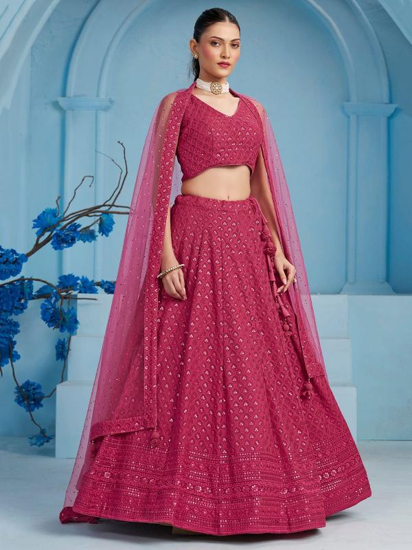 Sabella 5124 Pink catalog best lehenga designer in india
