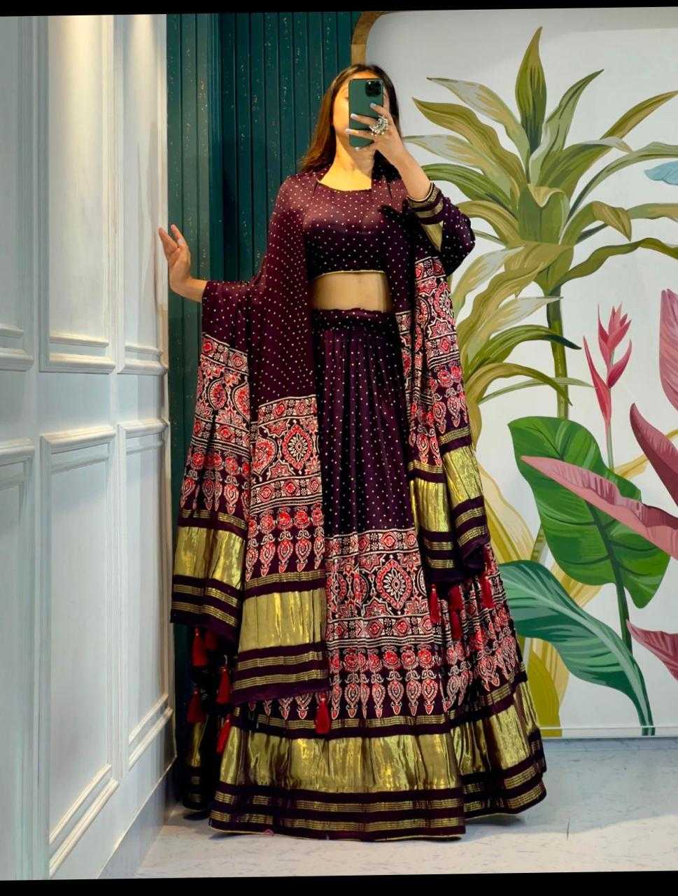 Sabella Pure Gaji Silk catalog hyderabad wholesale lehengas