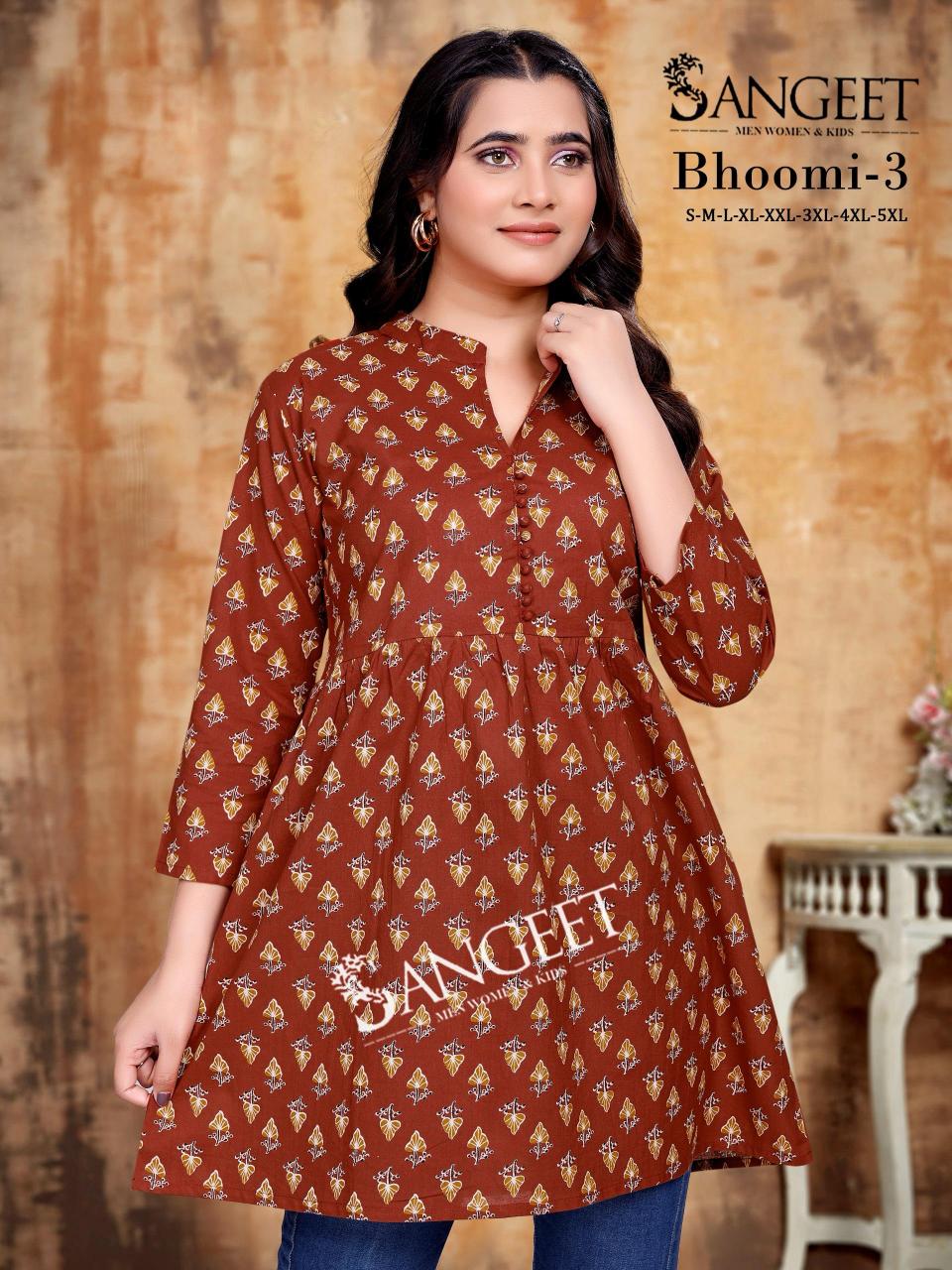 Sangeet Bhoomi vol 3 catalog kurti fabric manufacturers in jaipur