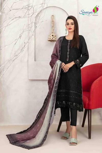 Saniya Rangrasiya chikankari Vol 8 catalog pure pakistani suits online