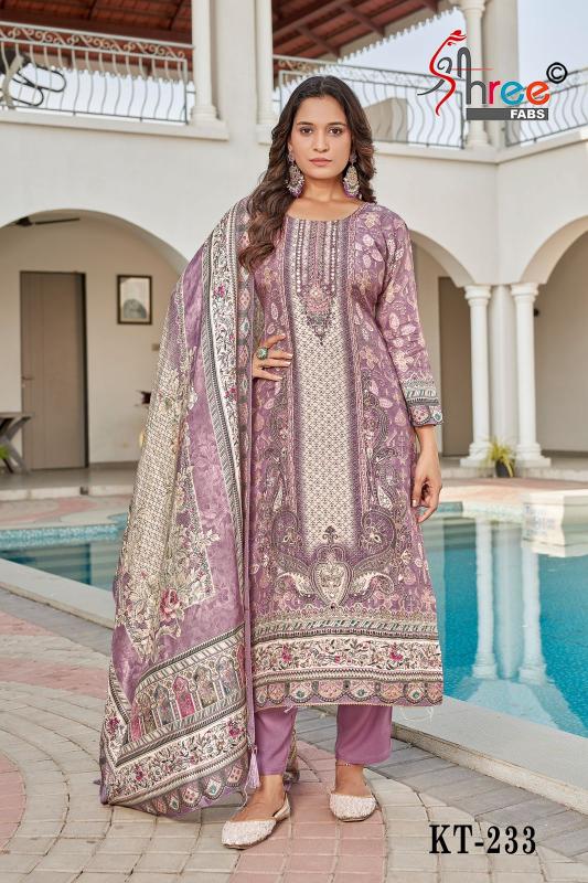 Shree Fabs KT 233 Catalog pakistani ladies suit collection