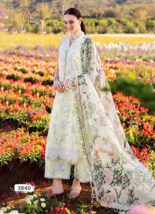 Shree Fabs Maria B Flora Vol 3 Catalog Cotton Dupatta pakistani ladies in suit