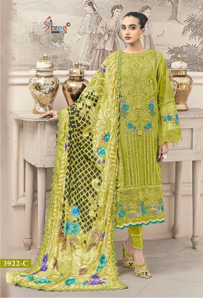 Shree Fabs Mariya B color collection vol 2 catalog Cotton Duppatta pakistani replica suits online india