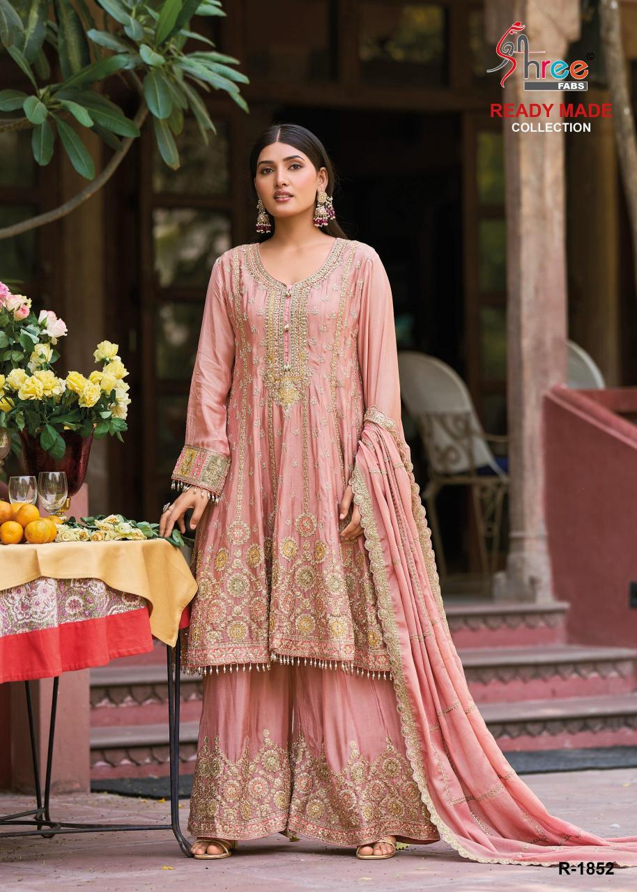 Shree Fabs R 1823 catalog pakistani palazzo suit online india