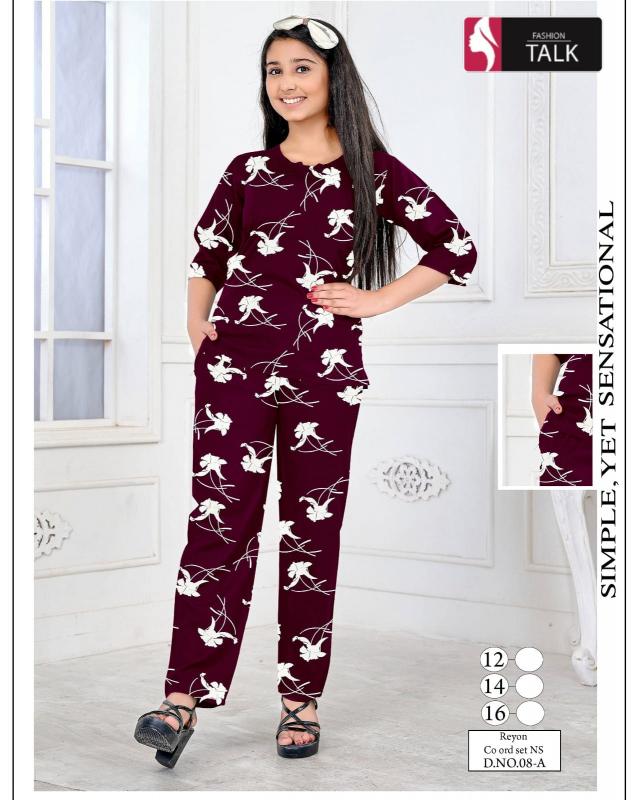 Summer Special KIDS CO ORD SET VOL.PC 08 NS kids wear in wholesale