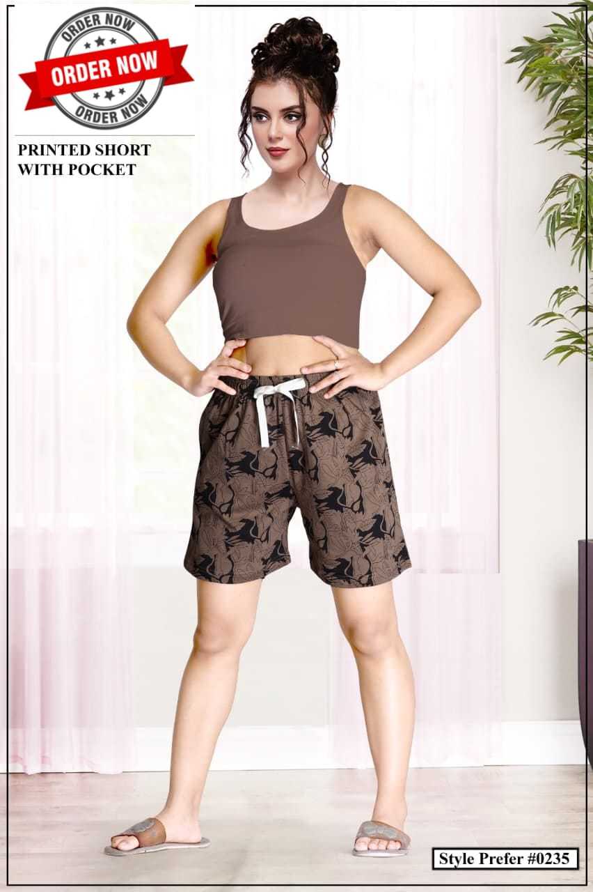 Summer Special VOL.#AT0235 Catalog wholesale ladies Night Suit Shorts pant