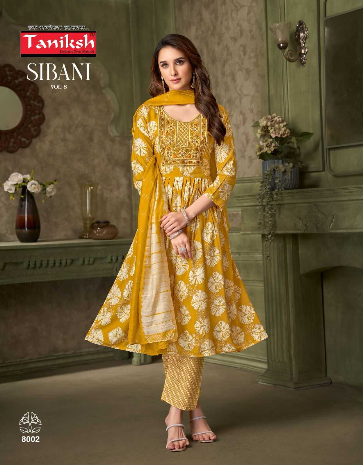Taniksh Sibani Vol 8 catalog libas kurtis online india