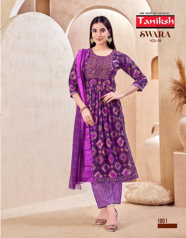 Taniksh Swara Vol 18 Catalog india kurti brand