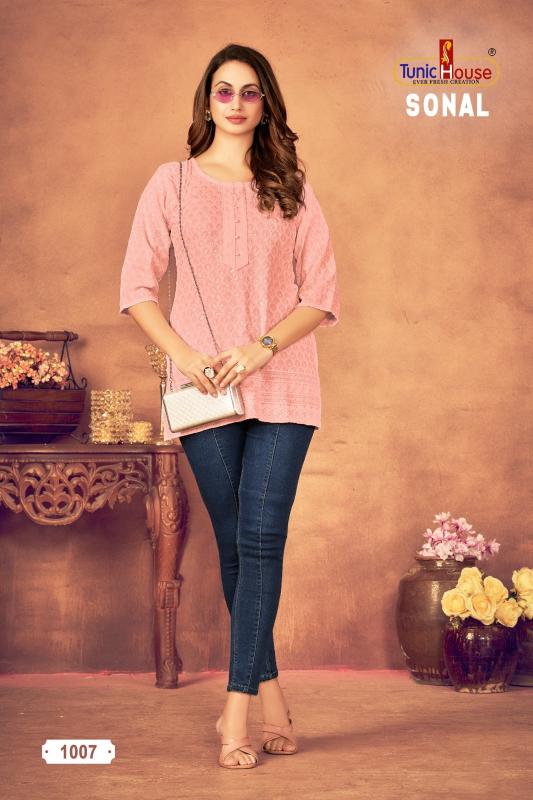 Tunic House Sonal vol 2 catalog short kurti tops online india