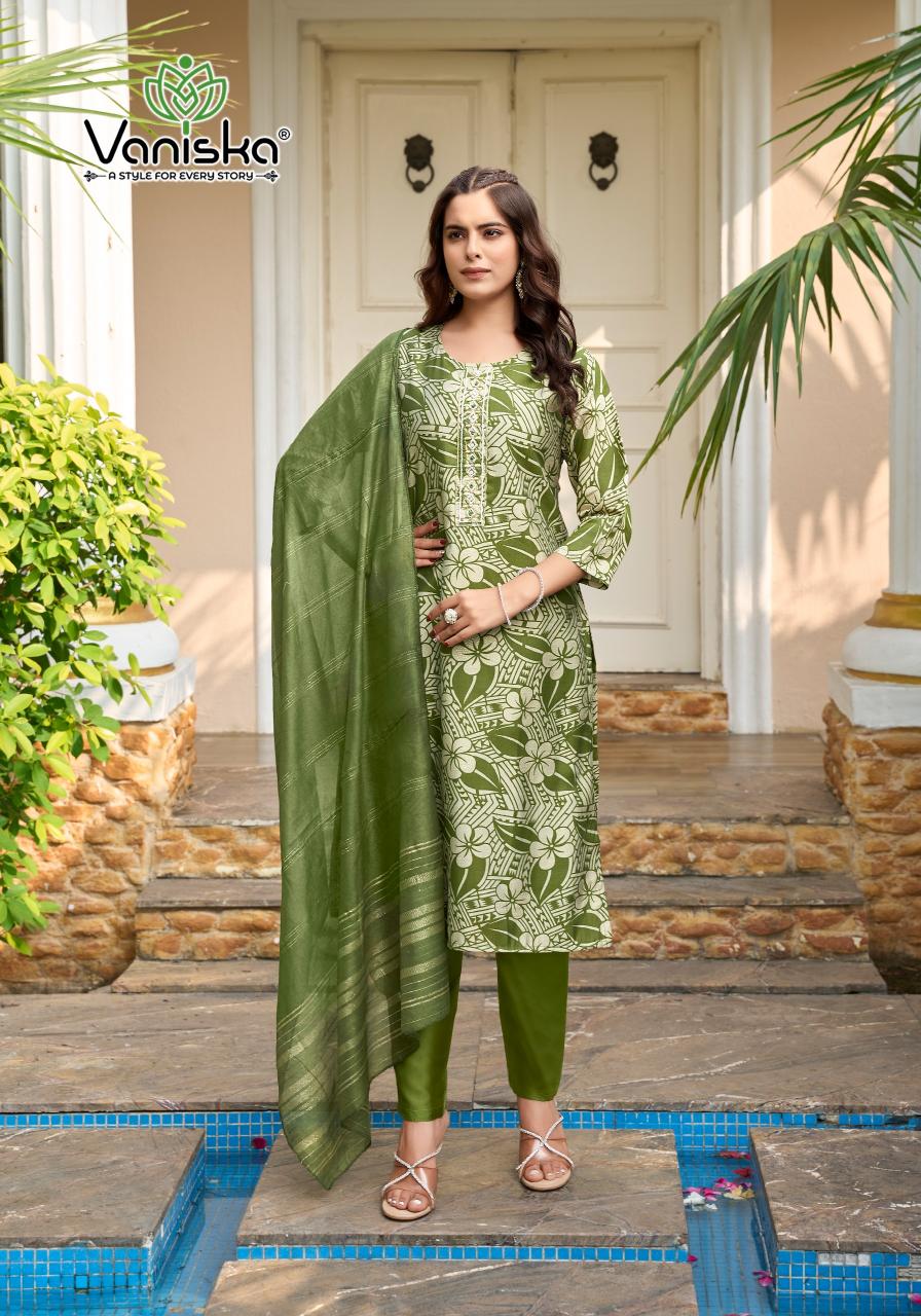 Vaniska Festival Vol 3 catalog kurtis set in india