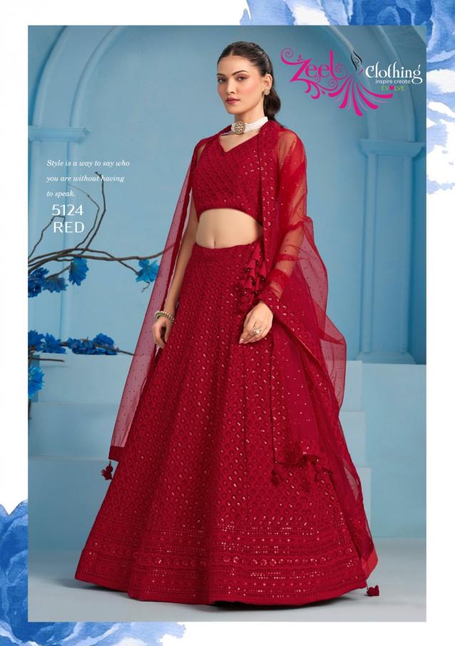 Zeel Clothing Florance vol 3 catalog lehenga wholesale in delhi
