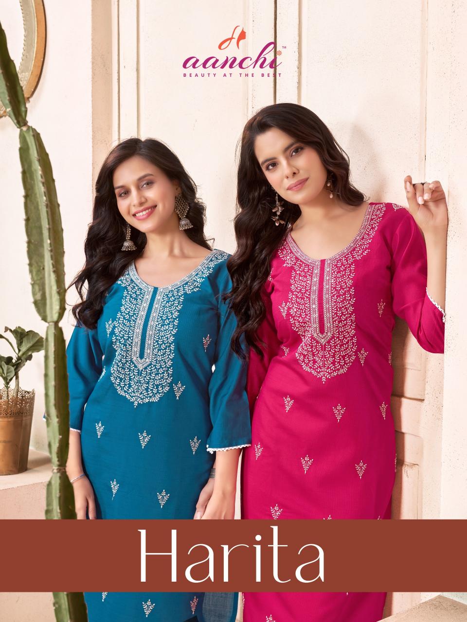 Aanchi Harita catalog ladies kurti online india