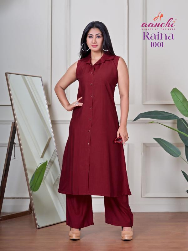 Aanchi Raina catalog Vatican Casual Wear Co Ord Set wholesaler