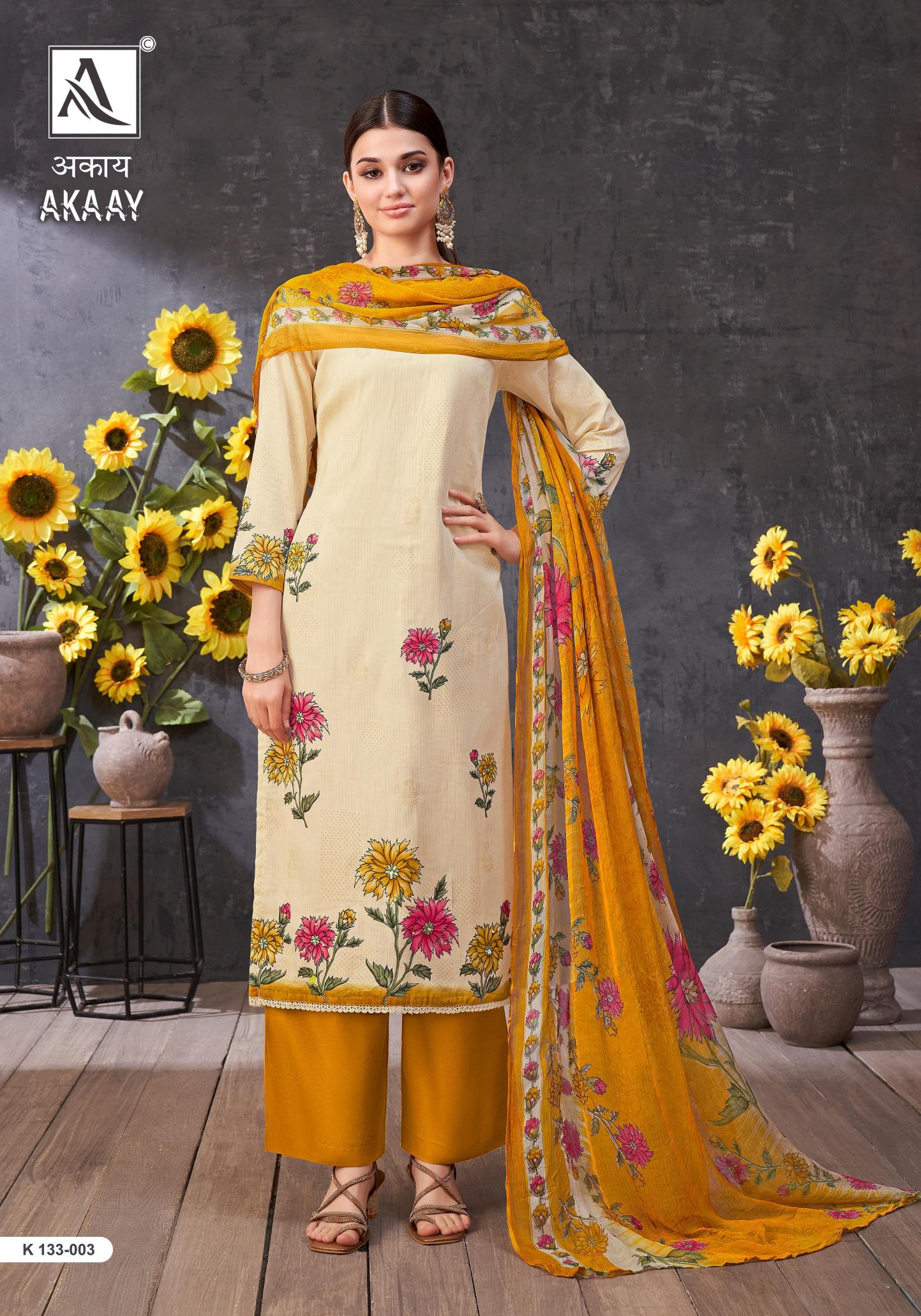 Alok Akaay catalog dress material wholesale jetpur gujarat