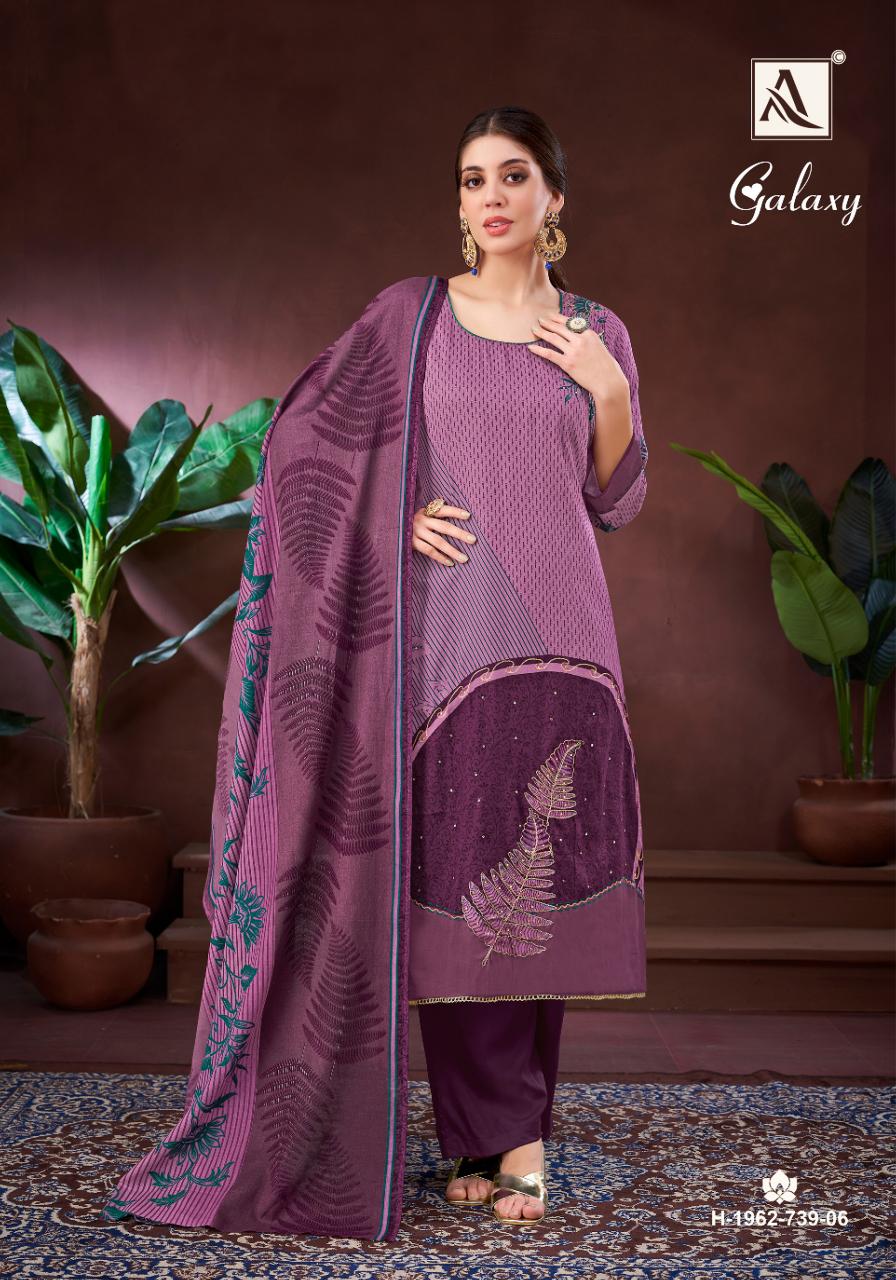 Alok Galaxy catalog buy wholesale dress materials in surat