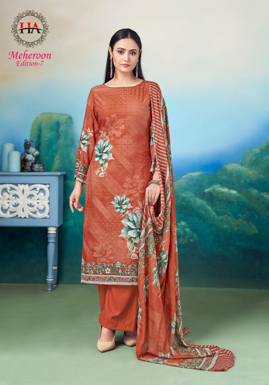 Alok Meheroon vol 7 catalog dress materials in mumbai