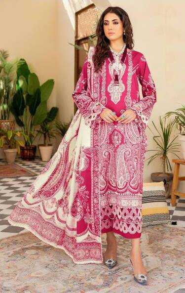 Alzohaib Az 1276 A And B catalog Chiffon Dupatta pakistani suits wholesalers in chandni chowk