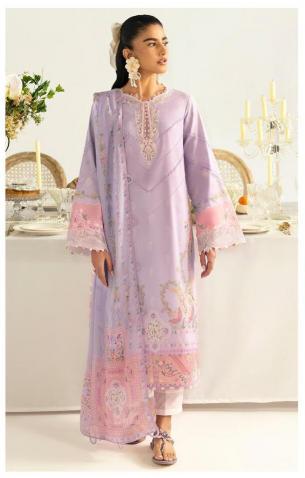 Alzohaib Az 1294 to 1300 catalog Cotton Dupatta pakistani replica suits wholesale in india