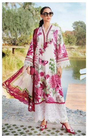 Alzohaib Az Fatima D 1277 to 1285 Catalog Chiffon Duppatta wholesalers of pakistani suits in pakistan