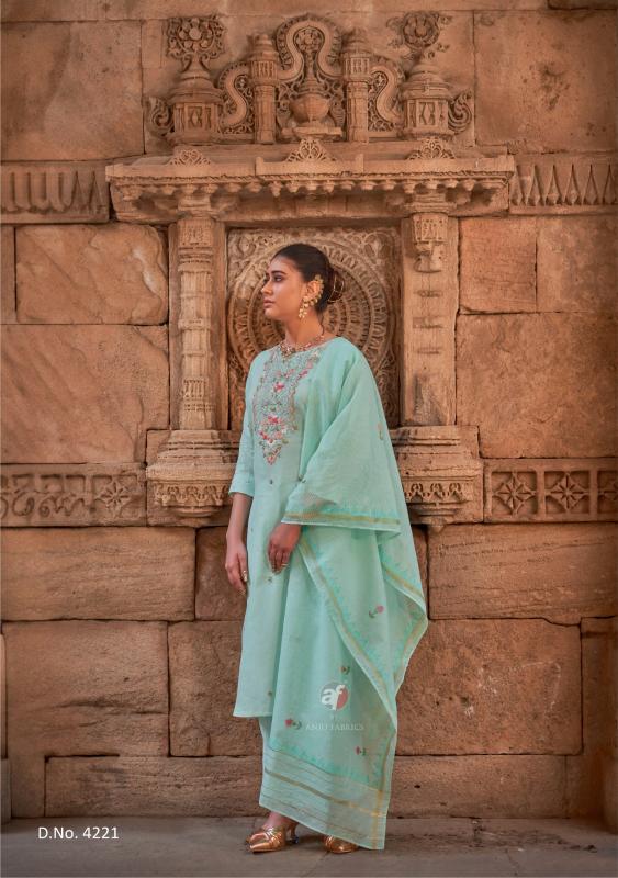 Anju Fabrics Chandani Vol 4 catalog indian cotton kurtis online shopping