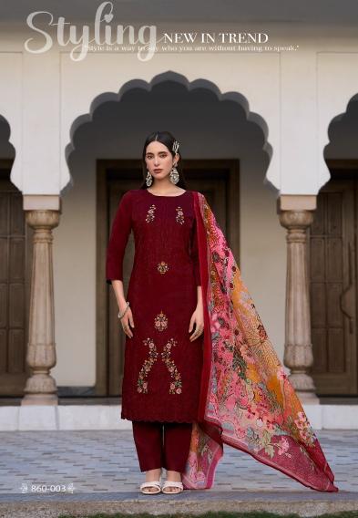 Belliza Zarqash Vol 6 Catalog best dress materials wholesale