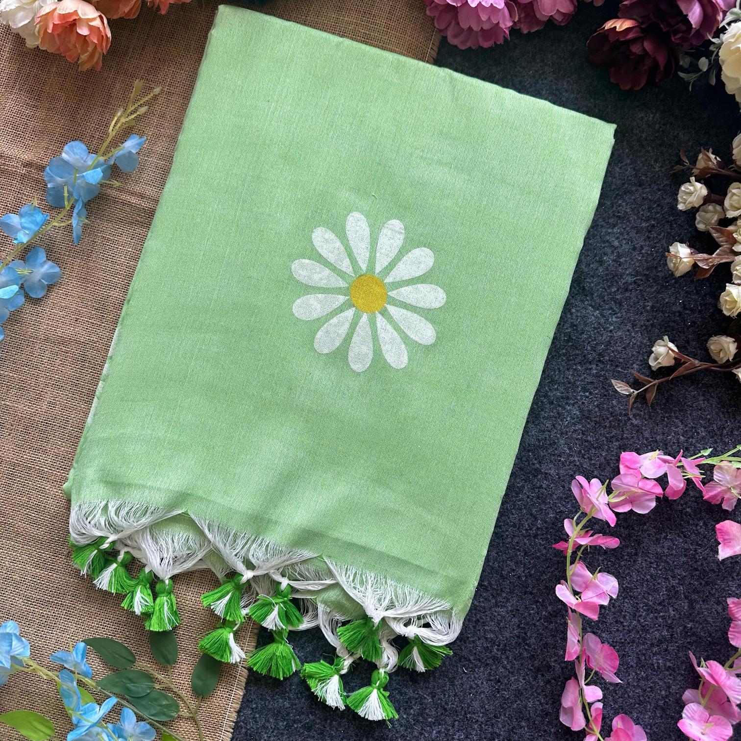 Blousewala Sunflower catalog cotton printed saree manufacturer in surat