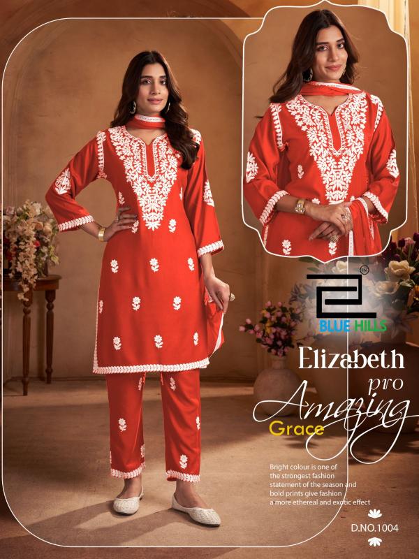 Blue hills Elizabeth Pro catalog modern indian kurtis