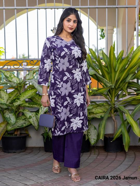 Caira 2026 catalog new indian kurtis design