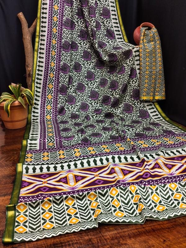 Dazira sudha catalog pure cotton sarees manufacturer in surat