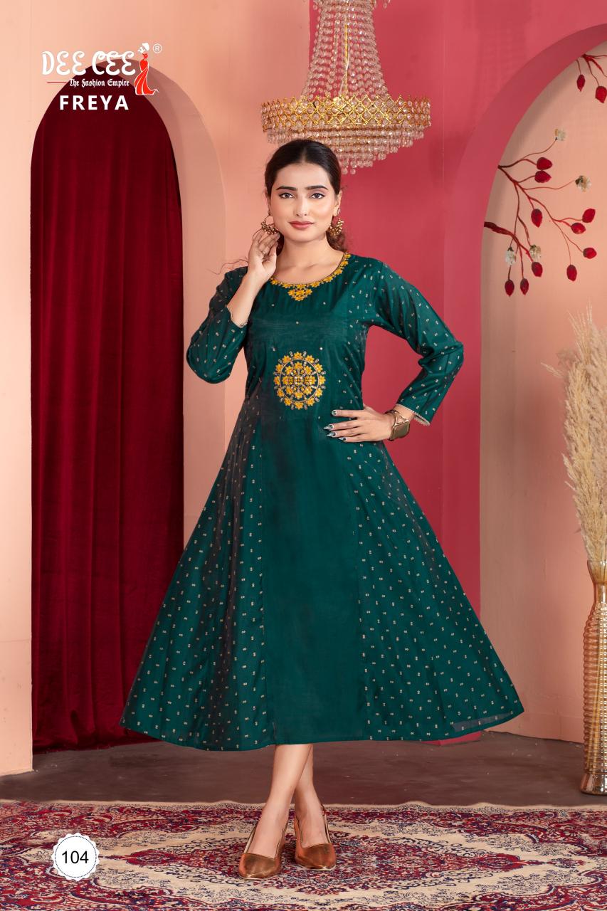 Deecee Freya Catalog indian kurtis party wear