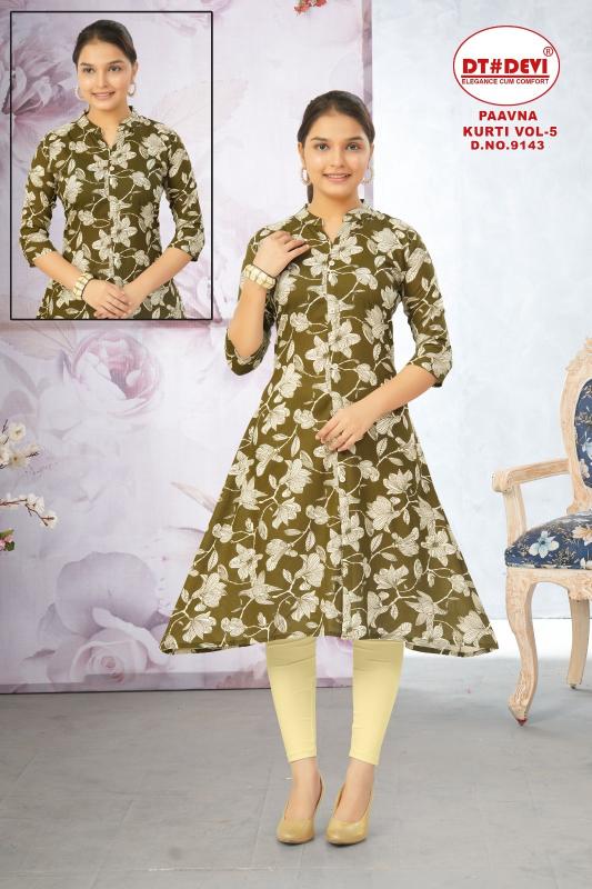 Dt Devi Paavna Vol 5 catalog kids wear wholesales