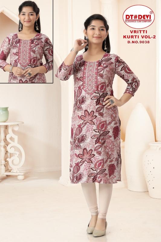 Dt Devi Vritti vol 2 9038 catalog kids wear wholesale indore