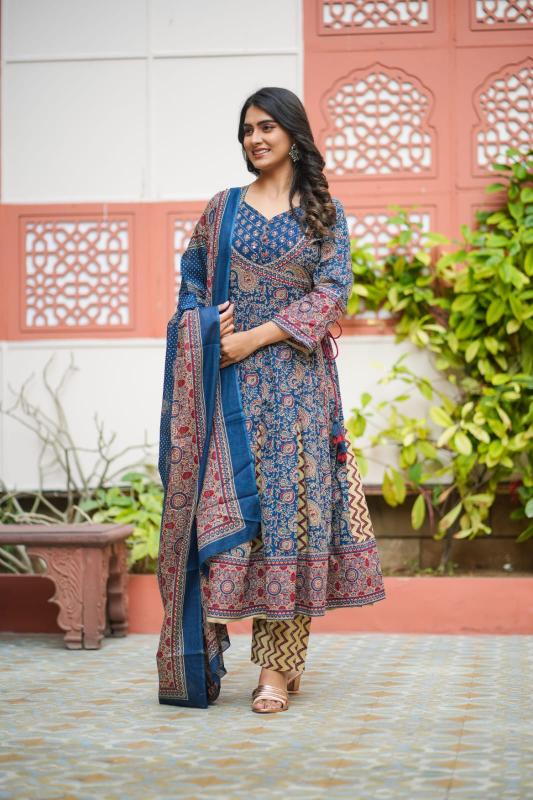 Felocity KT vol 7 catalog royal blue designer kurti online india