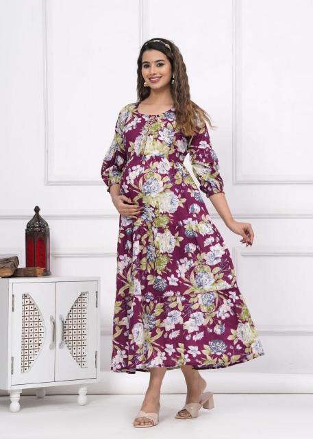 Felocity pure cotton vol 13 catalog maternity anarkali kurtis online india