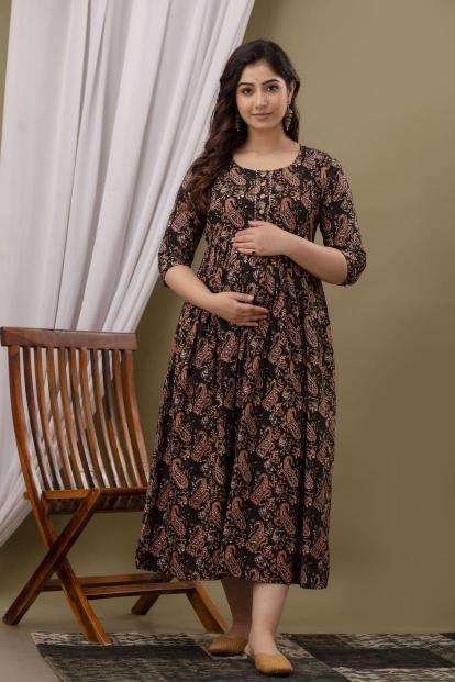 Felocity pure cotton vol 16 catalog maternity anarkali kurtis