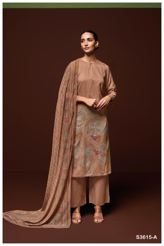 Ganga Dyuthi 3615 catalog surat salwar kameez catalogue