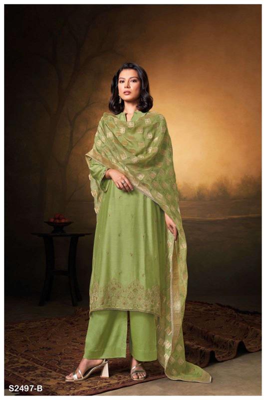 Ganga Hansini 2497 catalog salwar kameez designs catalogue surat