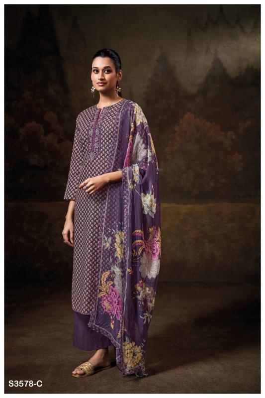 Ganga Ishwari 3578 catalog mumbai wholesale salwar kameez