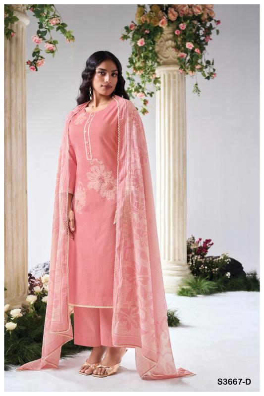 Ganga Iyana 3667 catalog unstitched salwar kameez wholesalers in mumbai